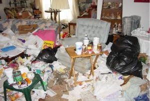messy house
