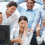 laughing office