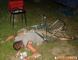 passed out